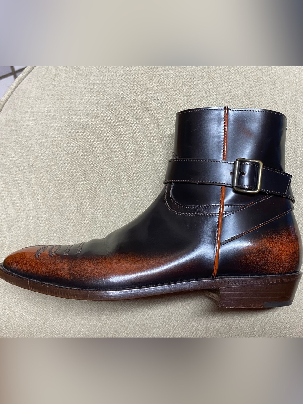 Maison Martin Margiela ITALIAN Sz.38 Ankle Boots Coachella BOHO COTTAGECORE - Picture 5 of 11